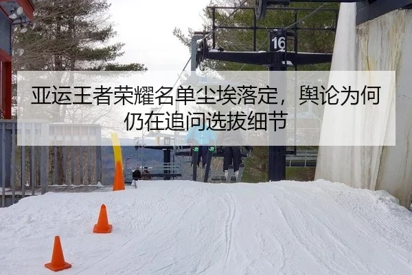 亚运王者荣耀名单尘埃落定，舆论为何仍在追问选拔细节